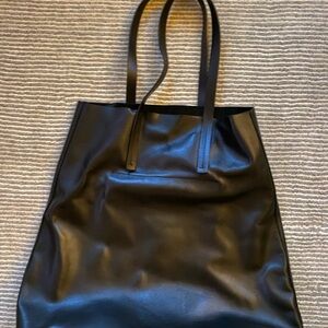 Forte_Forte Black Leather Tote
